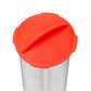 Rumble Jar's silicone cap in the orangey-red color