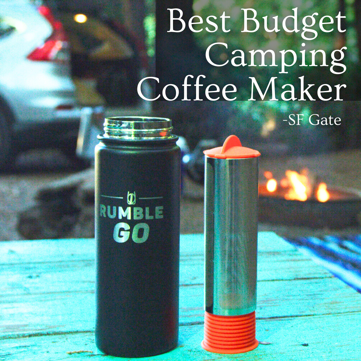 "Best Budget Camping Coffee Maker" - SF Gate quote