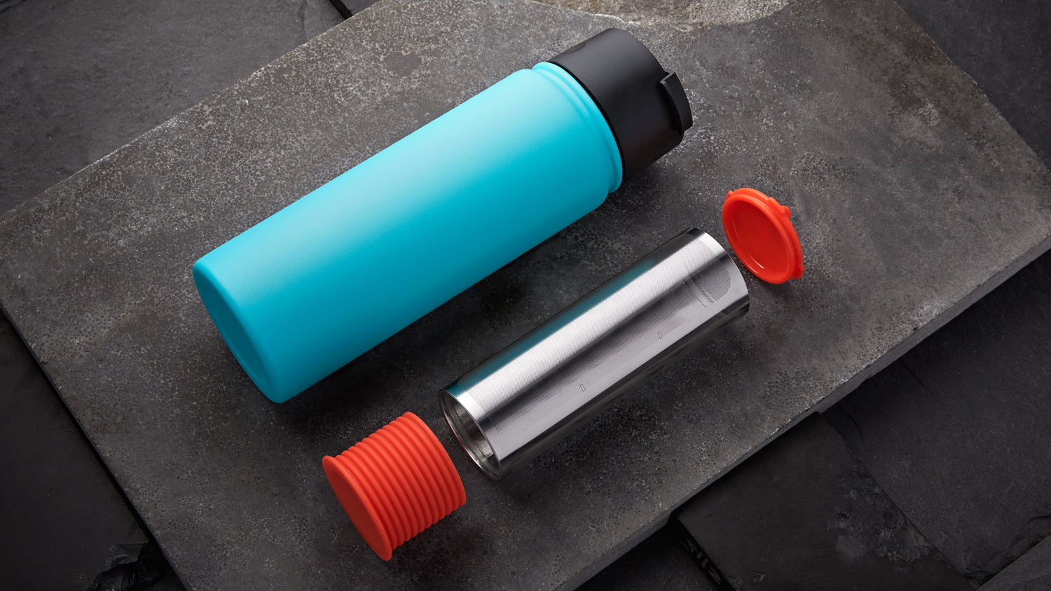 Rumble Go Portable Cold brew coffee maker works with your water bottle