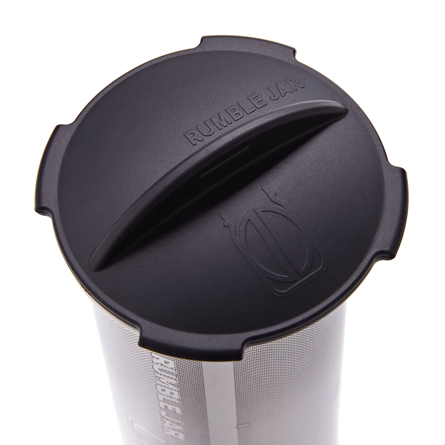 Rumble Jar's silicone cap in Dark Black