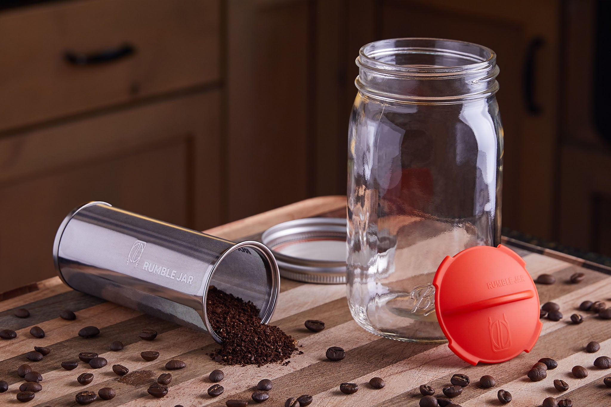 Mason jar 2025 cold brew filter