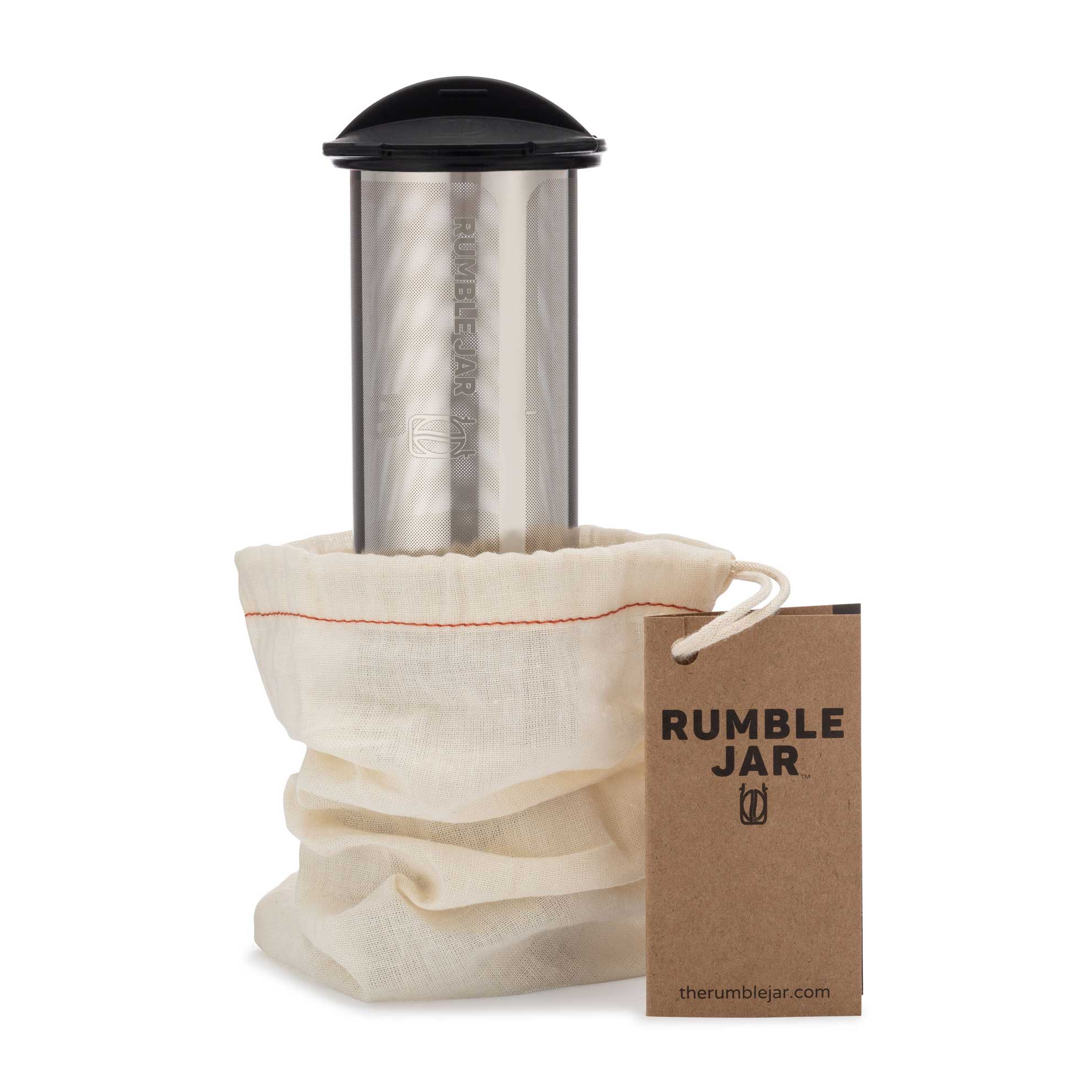 Rumble Jar: Quart size (32oz), filter-only (no Mason jar included)